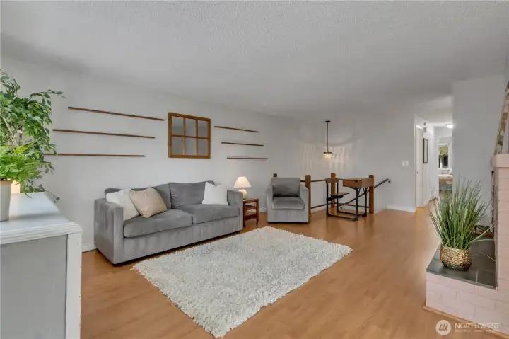 Main living spaces conveniently on main floor