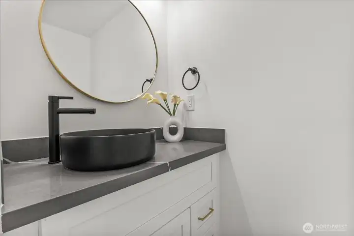 Powder Room on Main Floor