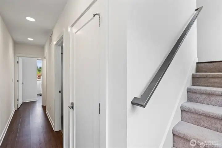 Guest bedroom on lower level-great separation from Primary!