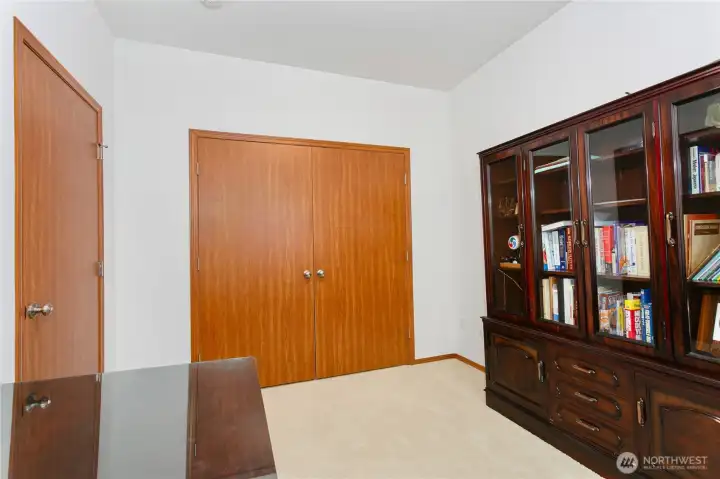 Bonus room with extra large storage closet Bonus room with extra large storage closet
