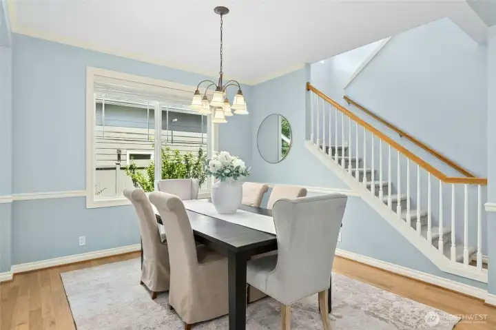 Formal dining room.