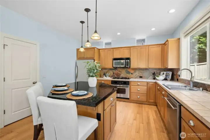 Large walk-in pantry.