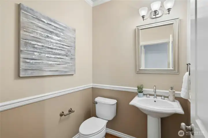 Main floor powder room.