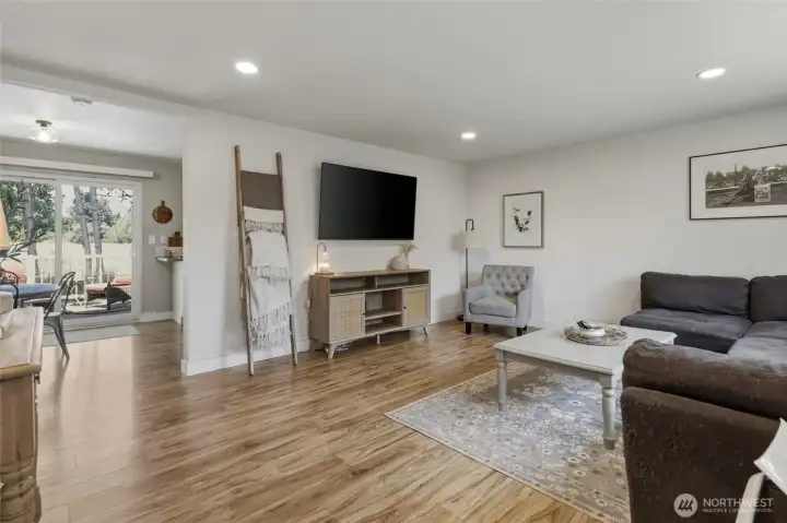 Family room right off of dining area.