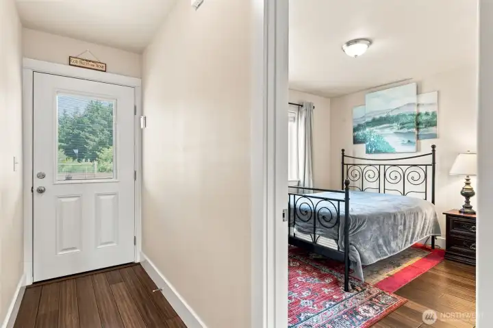 Inviting entry Bedroom #2 on your left Inviting entry Bedroom #2 on your left