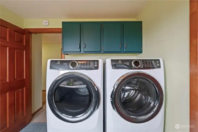 Electrolux washer and dryer with steam worth of $2600+. Thoughtfully designed tile floors in areas by the entrances to keep the house clean easier and faster.