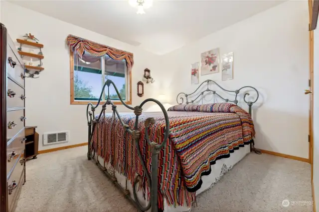 Primary bedroom. Closet. Wall to Wall carpet.