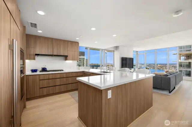 Huge Island with Seating