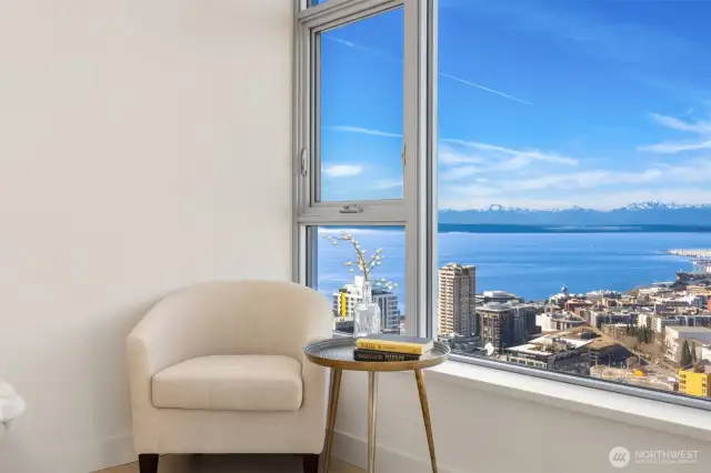 Puget Sound View from Primary Suite
