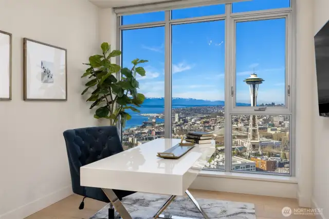 Space Needle View from Office/Den