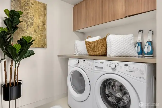 Convenient Laundry Room