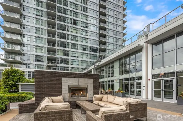 Outdoor Fireplace Area