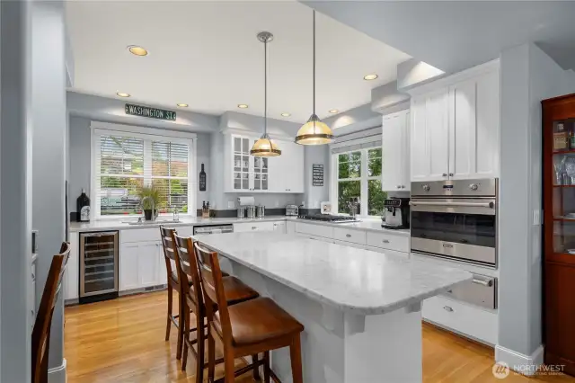 Updated chef's kitchen.