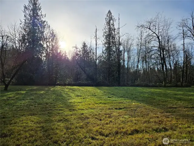 Beautiful sunrises and sunsets are regularly seen at this property.