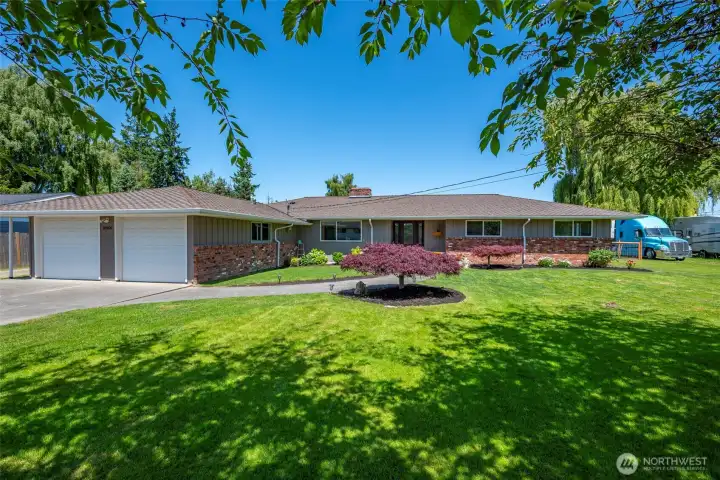 Beautiful MidCentury home on almost an acre just outside of town!