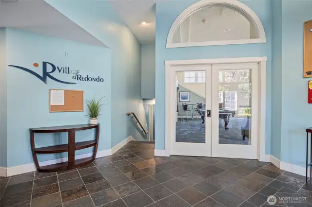 There is also a cabana/game room with pool table that is available for private use to residents.
