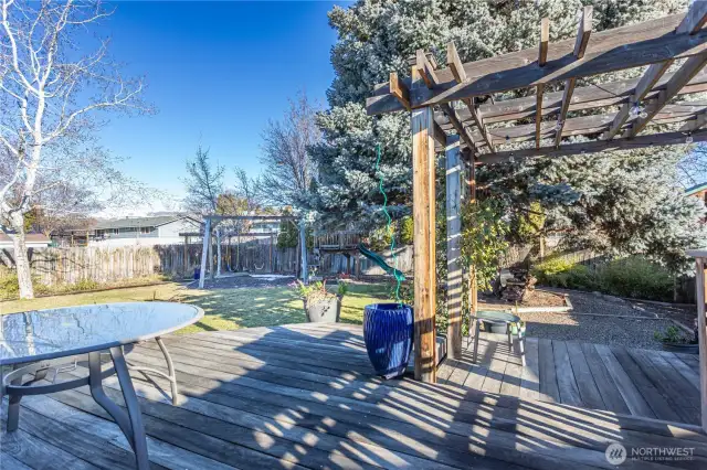 back deck/patio area
