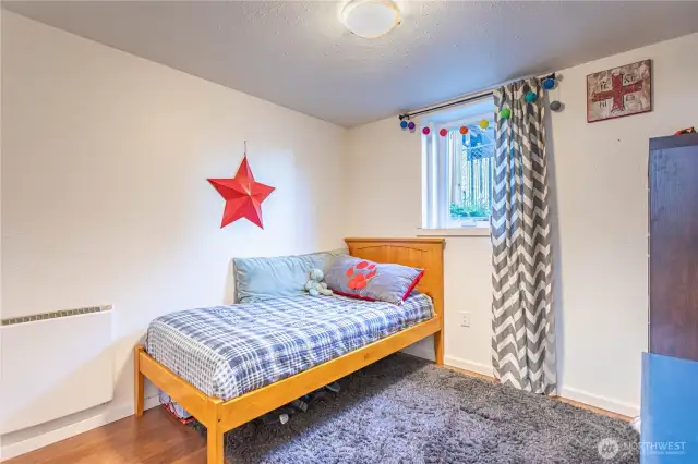 3 bedroom and the 1 downstairs
