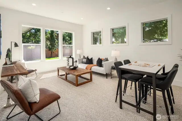 Flexible main floor bonus room