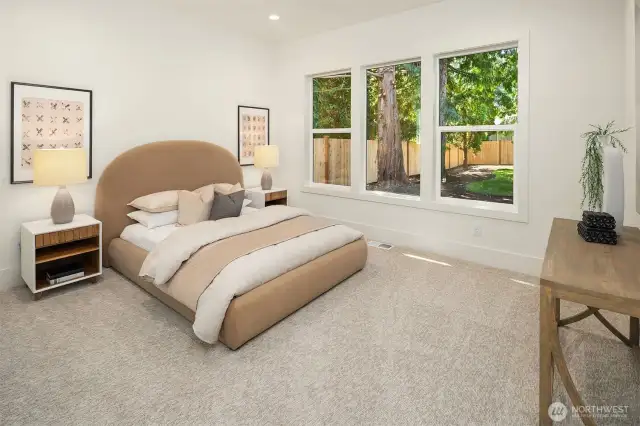 Secluded main floor en suite