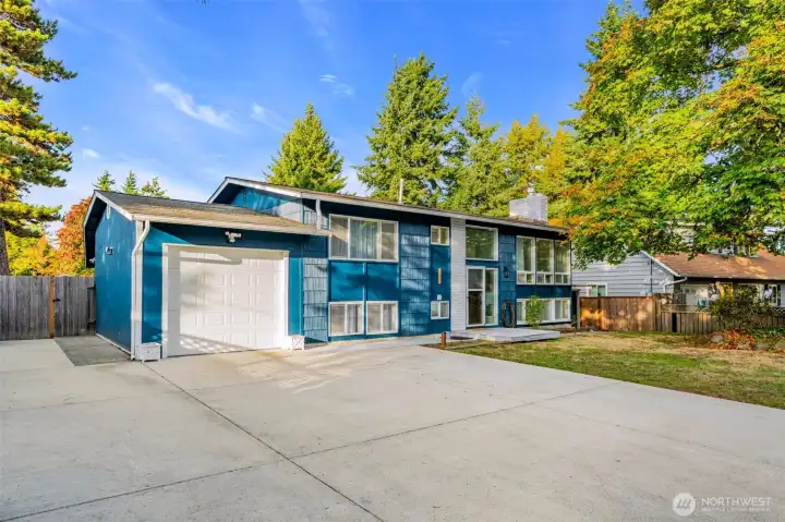 Ample parking for all the people you invited (and they invited) to the housewarming party.