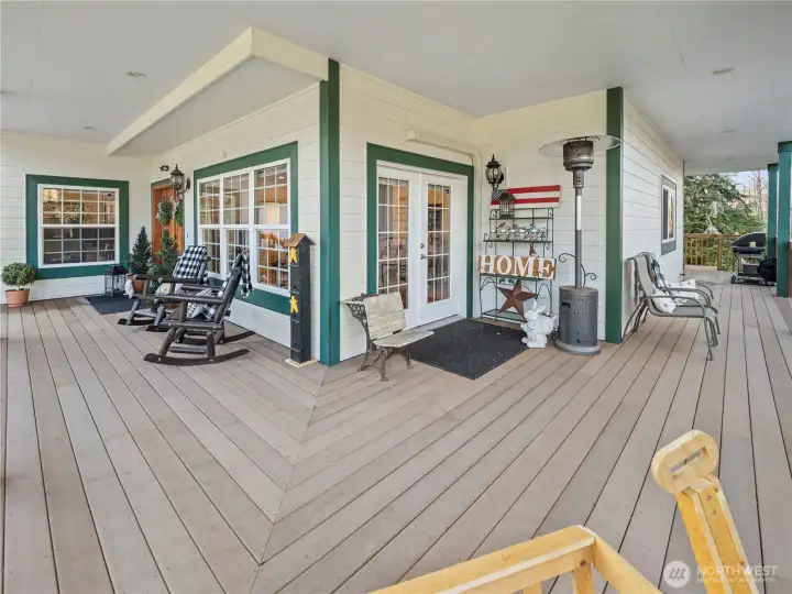 Wrap-Around Trex porch.