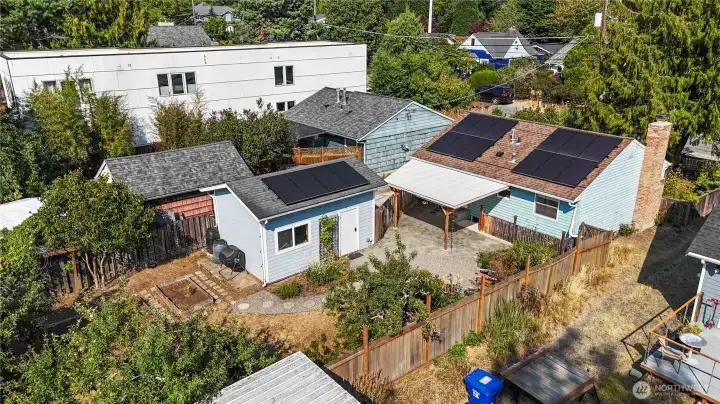 Enjoy energy efficiency and savings with solar panels already installed with the home!