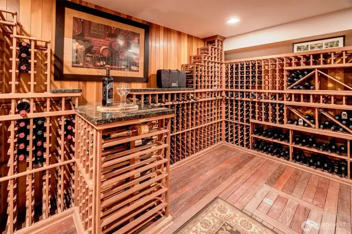 Don't miss the wine cellar off the three-car garage