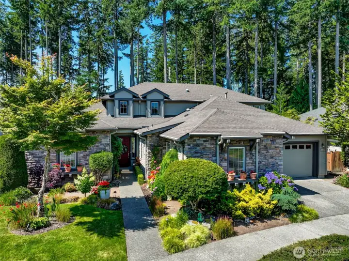 A truly unique Maryhill plan home and yard with privacy galore in the backyard where you are surrounded by gorgeous gardens. A truly unique Maryhill plan home and yard with privacy galore in the backyard where you are surrounded by gorgeous gardens.