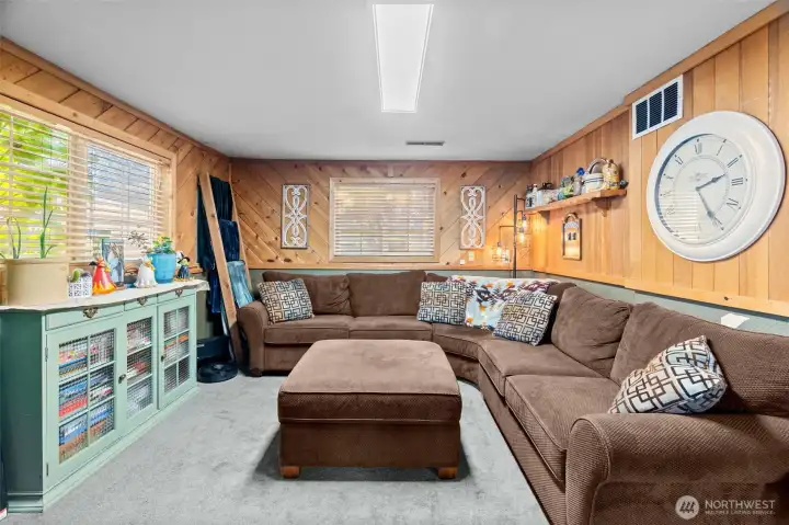 basement room w closet for additional living