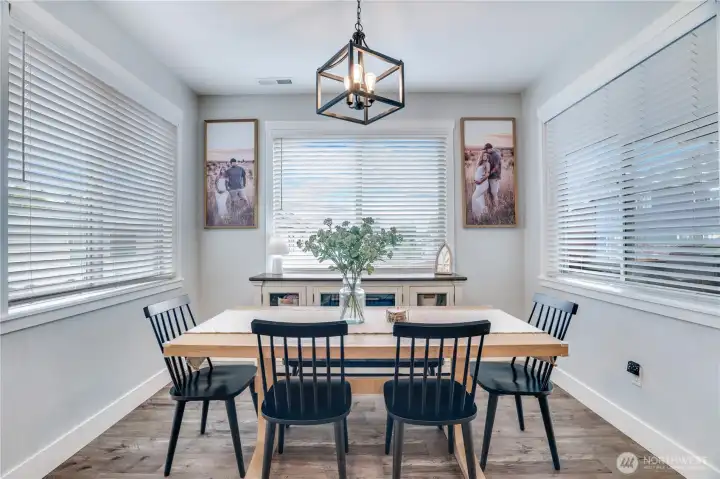 Dining area conveniently located just off the kitchen—ideal for everyday meals and entertaining