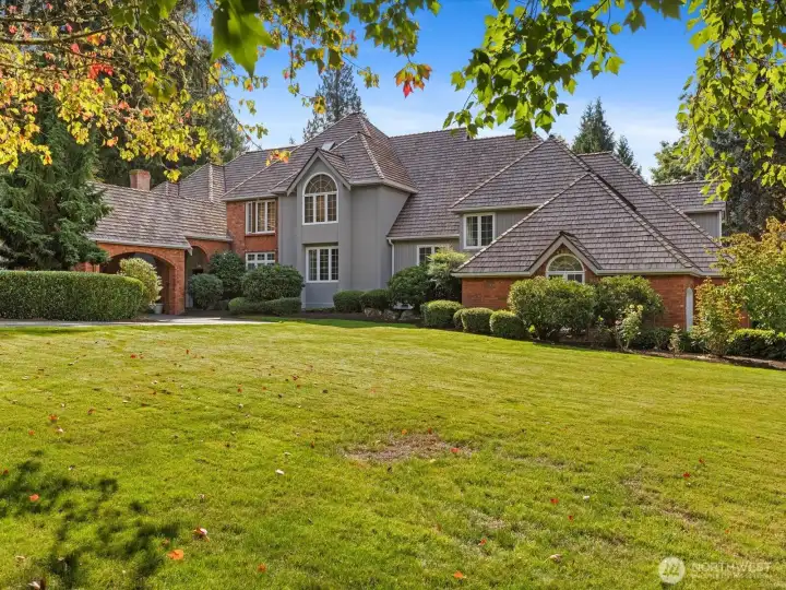 Large and level front is perfect for making memories.  What would you do with all of the yard?  35,002 sqft lot.