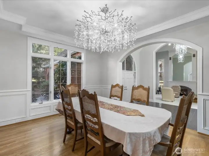 Make memories and tell stories in your elegant and beautiful dining room.  Formal living room is across foyer.