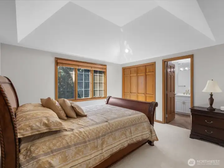 upstairs bedroom #2 with private bathroom.