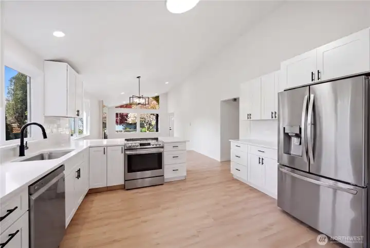 Appliances are virtually staged. Will be installed prior to closing.