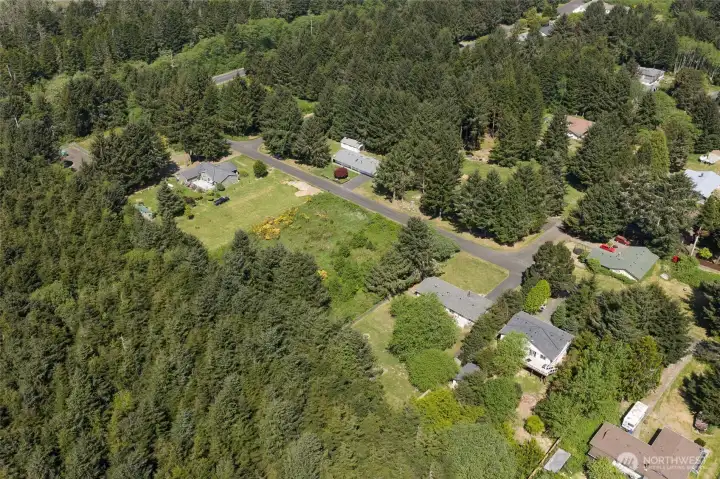Lots in quiet residential area.