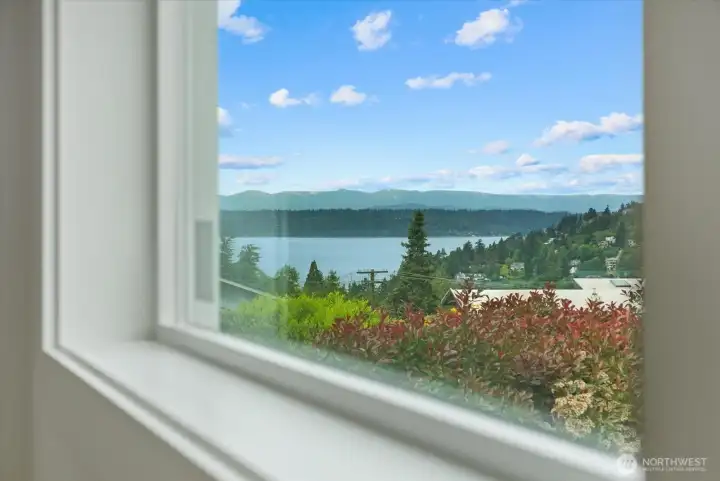 Views from second floor windows