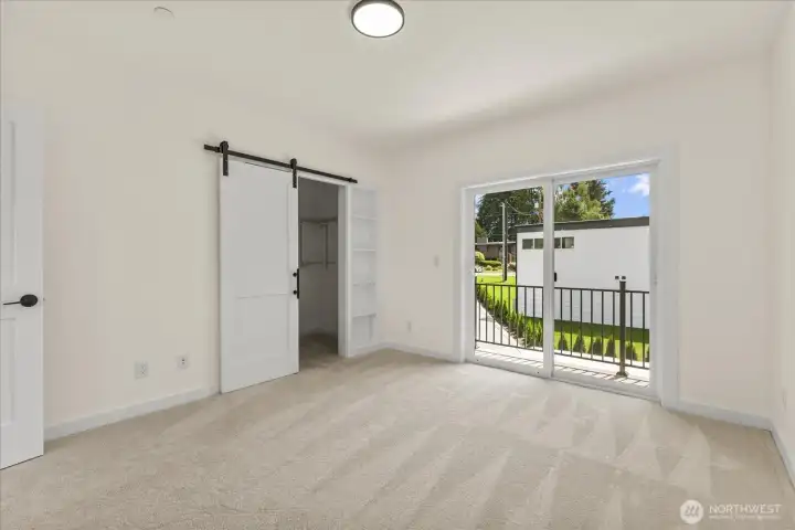 2nd bedroom with walk-in closet