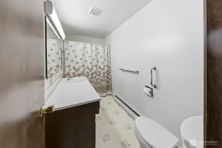 Main floor guest bathroom