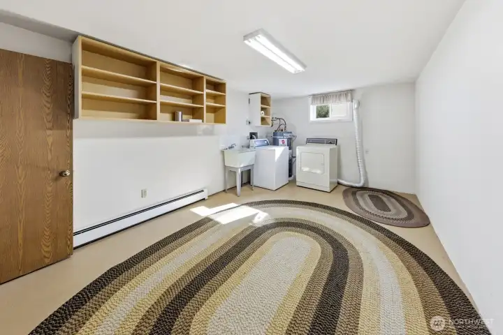 Huge laundry room