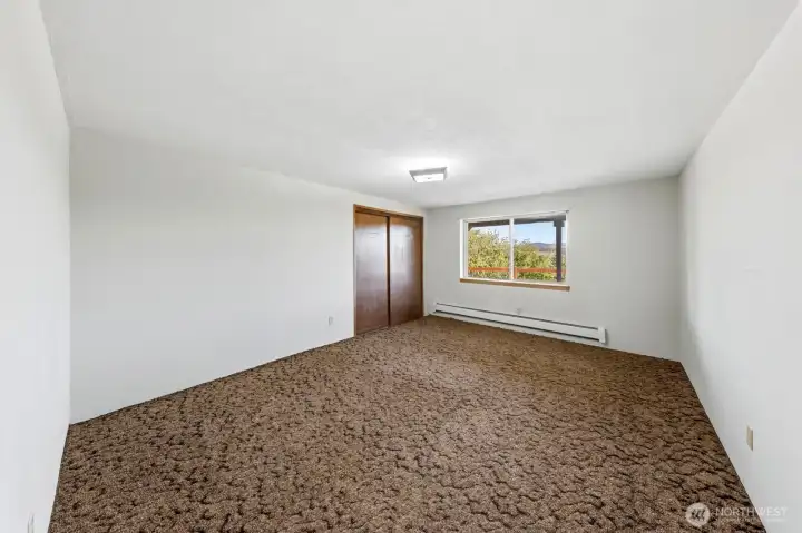 1 of 2 bedrooms downstairs