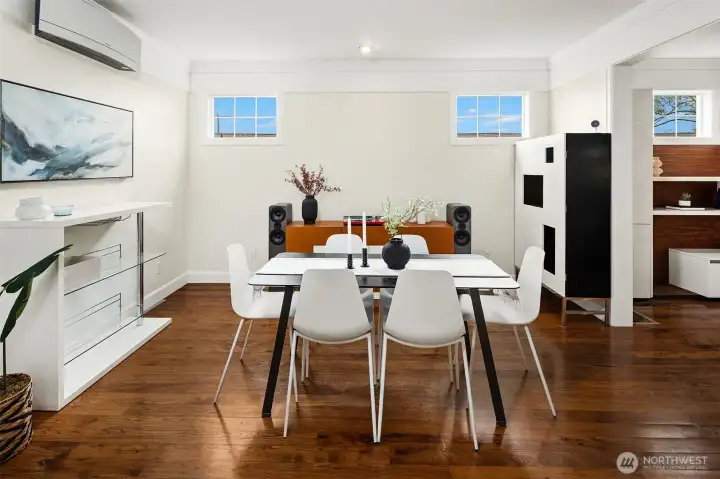 Formal dining room has space for large dining table, bar cart, and more! Formal dining room has space for large dining table, bar cart, and more!