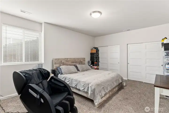 Lower level, bedroom 4. Large enough to be a secondary primary bedroom. Lower level, bedroom 4. Large enough to be a secondary primary bedroom.