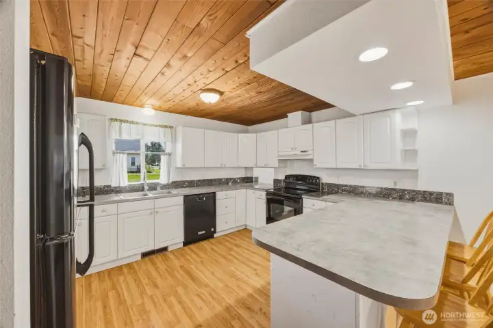 Spacious Kitchen with tons of Cabinet and Countertop Space