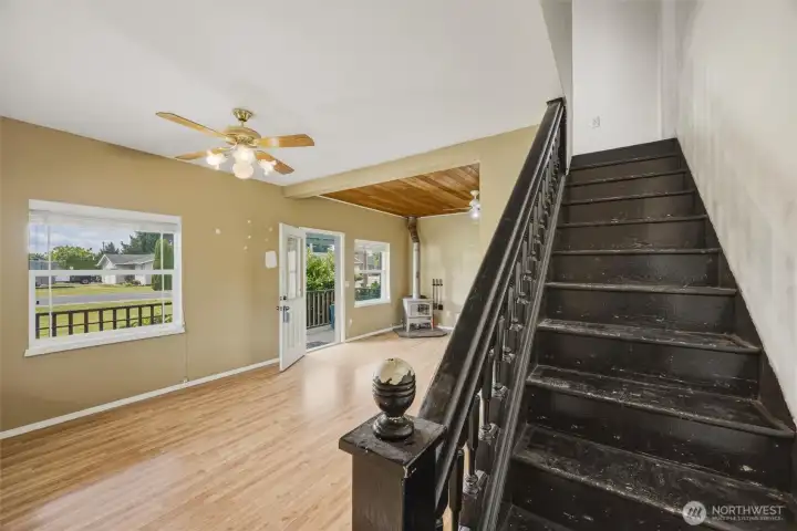 Stairs to Bedrooms #3 & #4