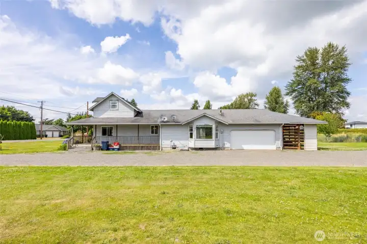Side View of Home, Overlooking Driveway