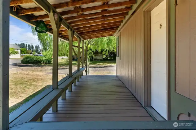 Front porch entry