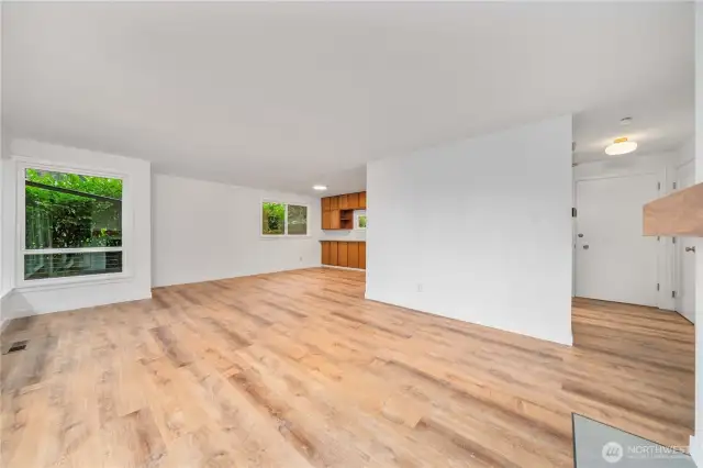 Open concept main living space
