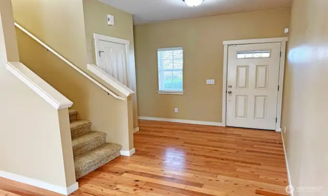 Spacious & open entry!