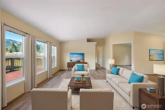 LIVING ROOM VIRTUAL STAGED